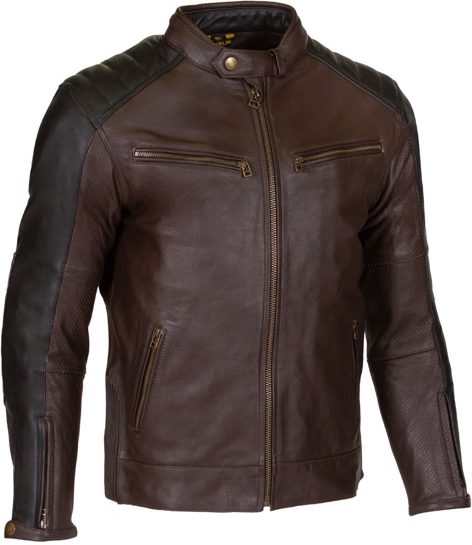 Side view of Merlin Chase II D3O Motorcycle Leather Jacket