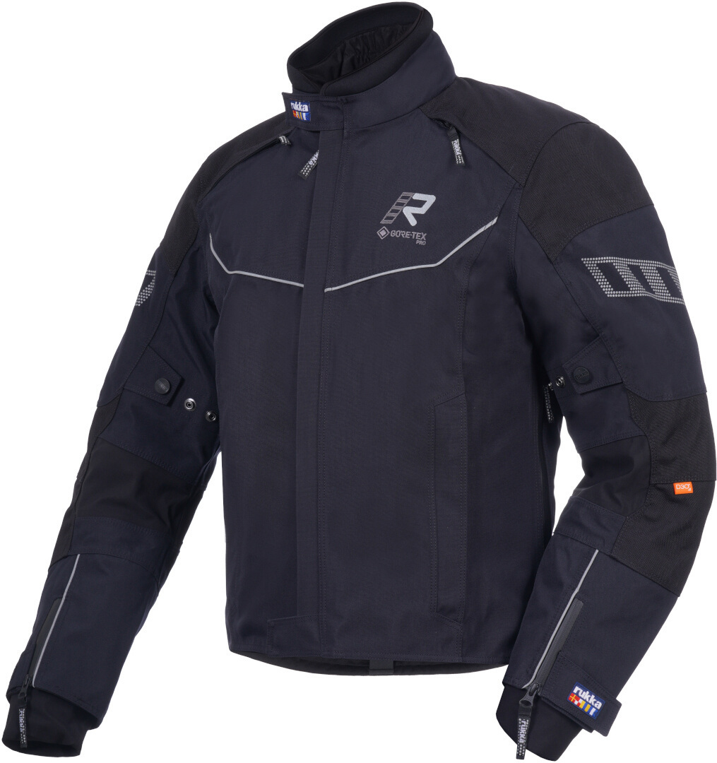 Rukka Armagate Chaqueta textil de motocicleta negro/plata 58 Figura 1