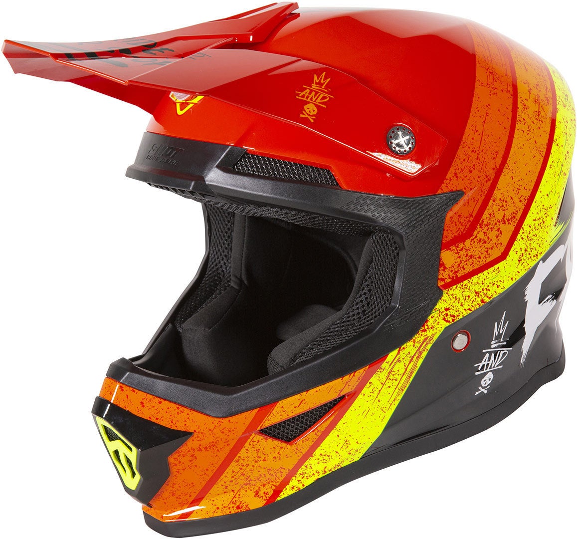 Freegun XP4 Stripes Motocross Helmet red XXL (63/64) Figure 1