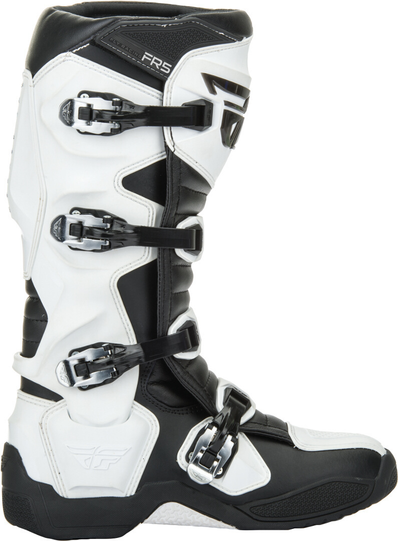 Fly Racing FR5 Motocross Boots white/black 11 Figure 5