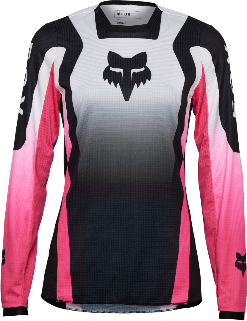 FOX 180 Lean Motocross tröja för damer Svart/rosa L Figur 1