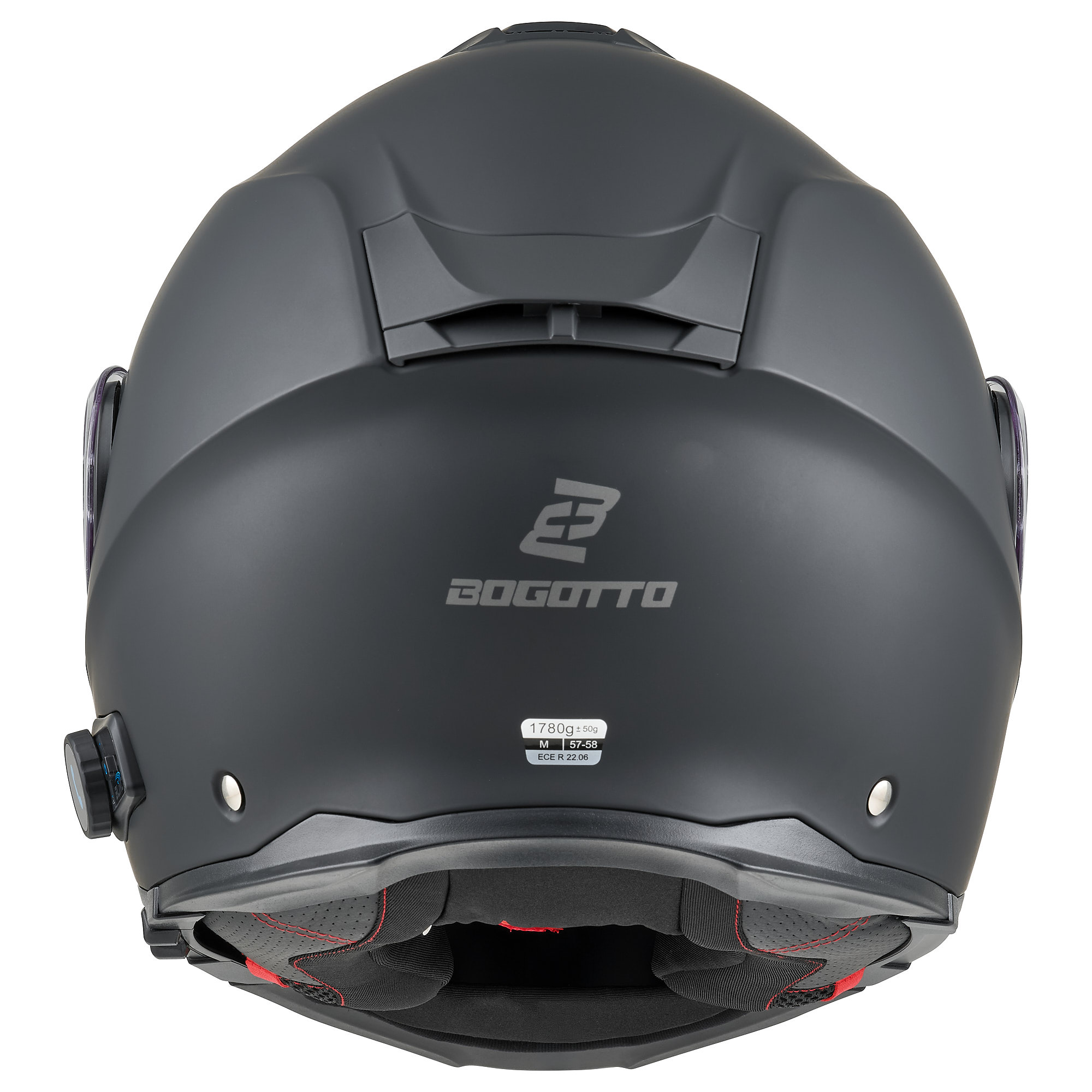 Bogotto H272 Bluetooth 翻盖头盔 黑哑光 M码 (57/58) 图5