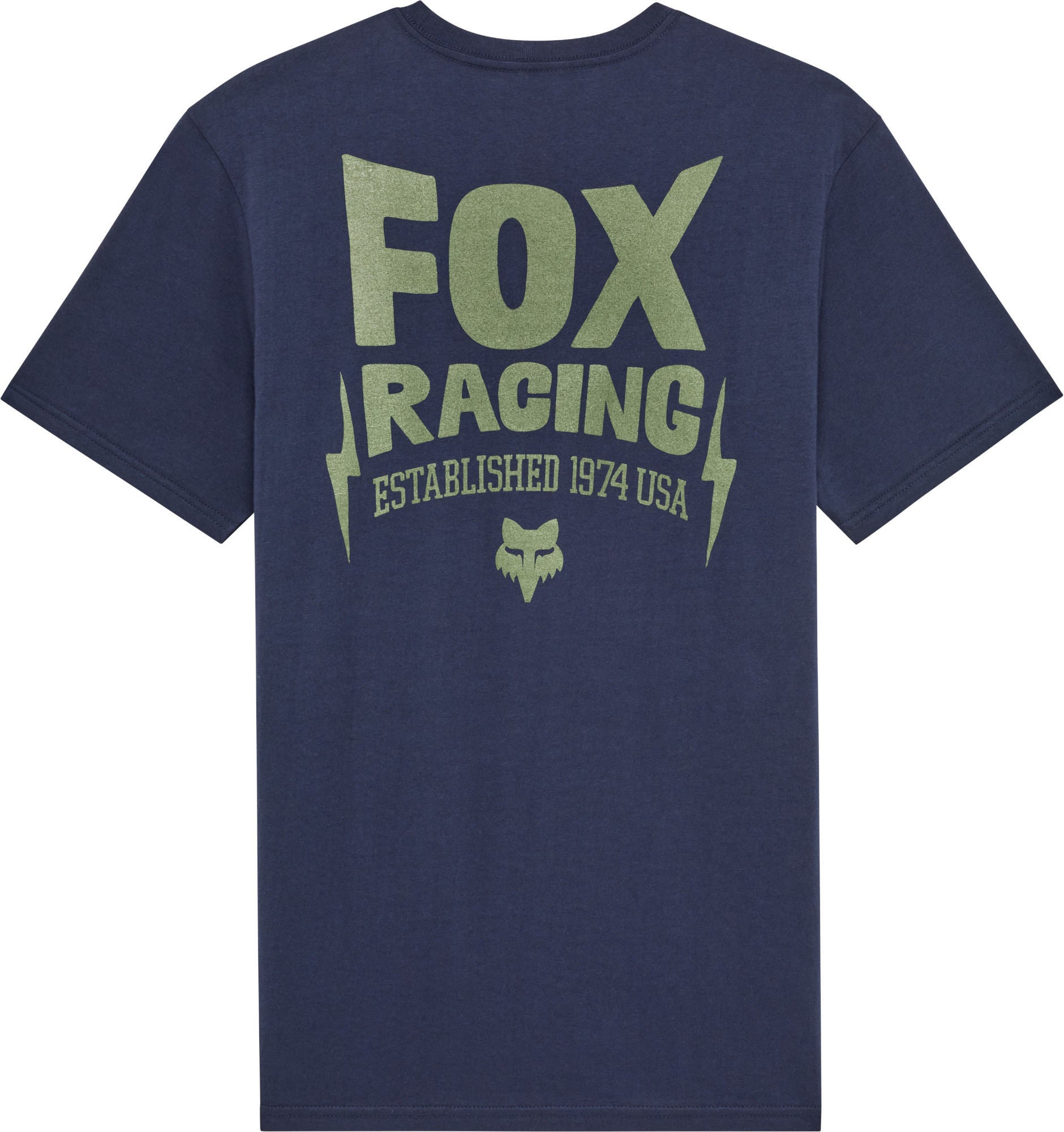 FOX Bolt Premium T-Shirt dark blue/green XL Figure 2