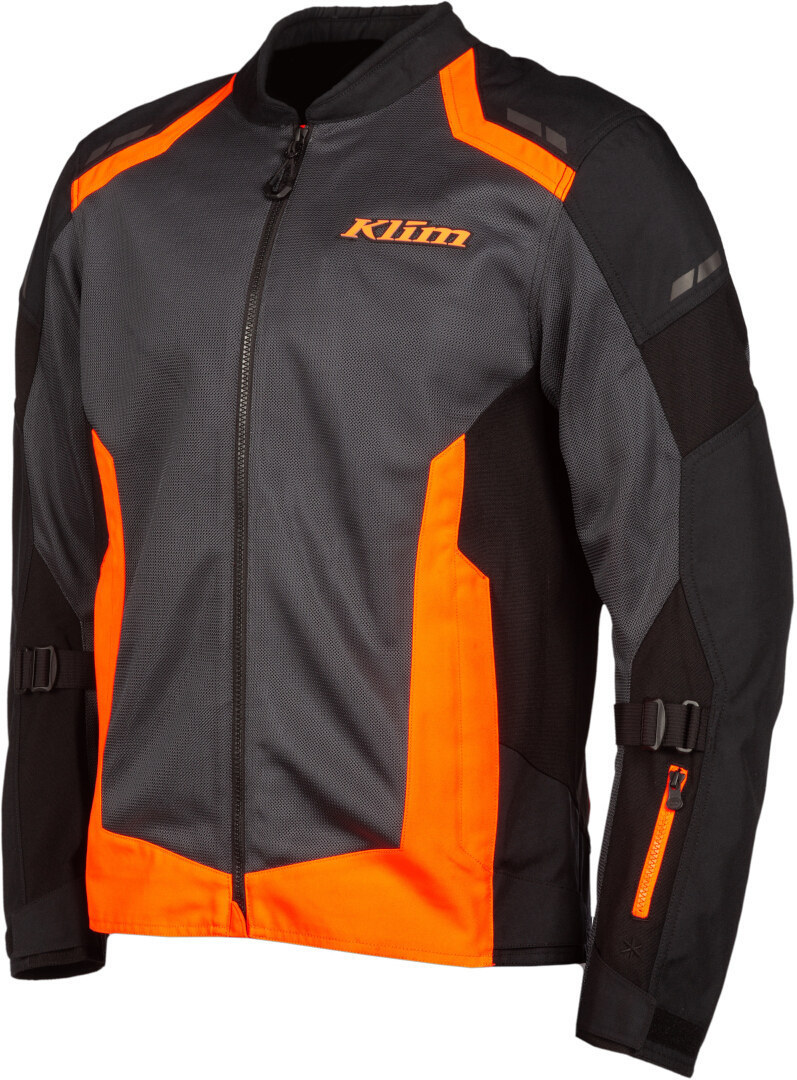 Klim Induction Motorcycle Textile Jacket black/grey/orange 4XL Figure 1