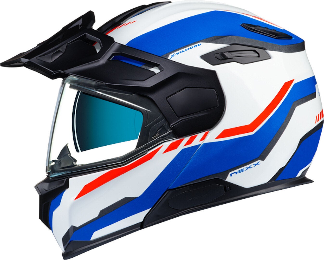 branco/azul/vermelho