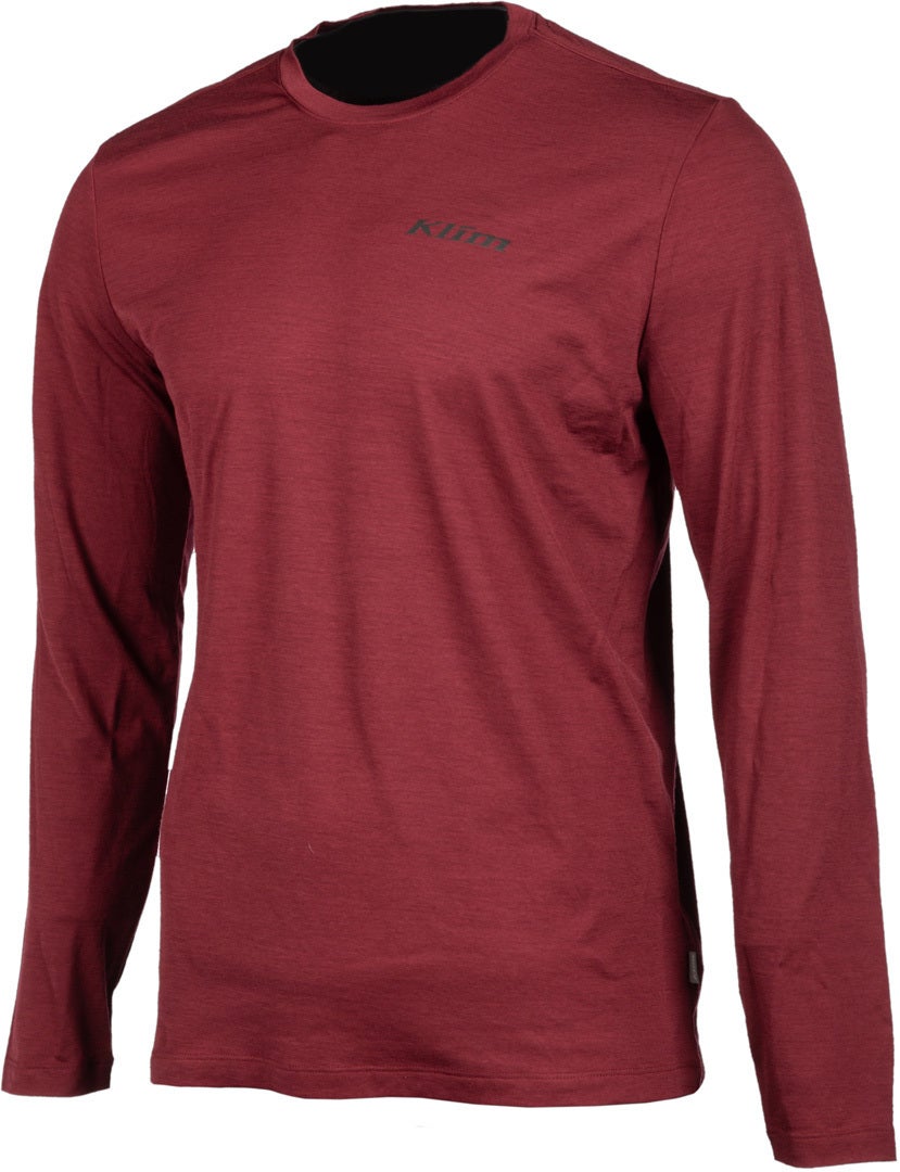 Klim Teton Merino Wool Functioneel Shirt Rood M Figuur 1