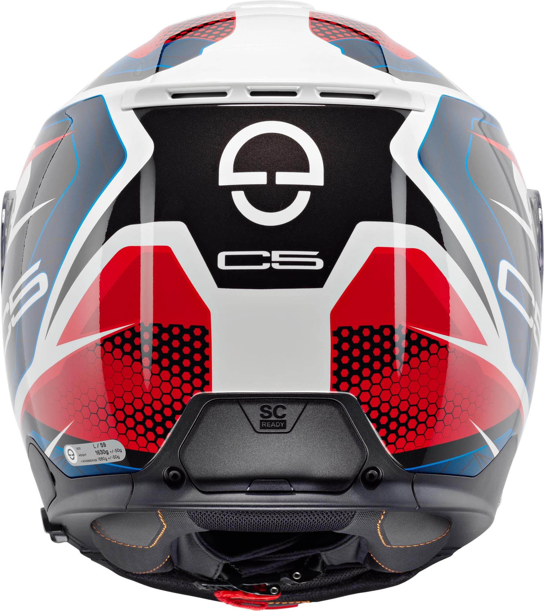Schuberth C5 Velocity Hjälm blått XS (53) Figur 3