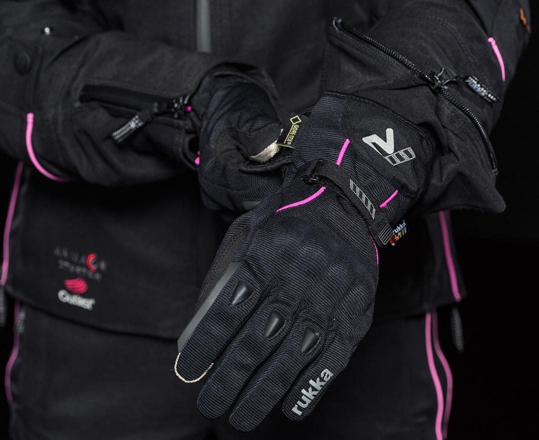 Rukka Virve Gore-Tex Luvas de motocicleta femininas preto/roxo 9 Figura 6