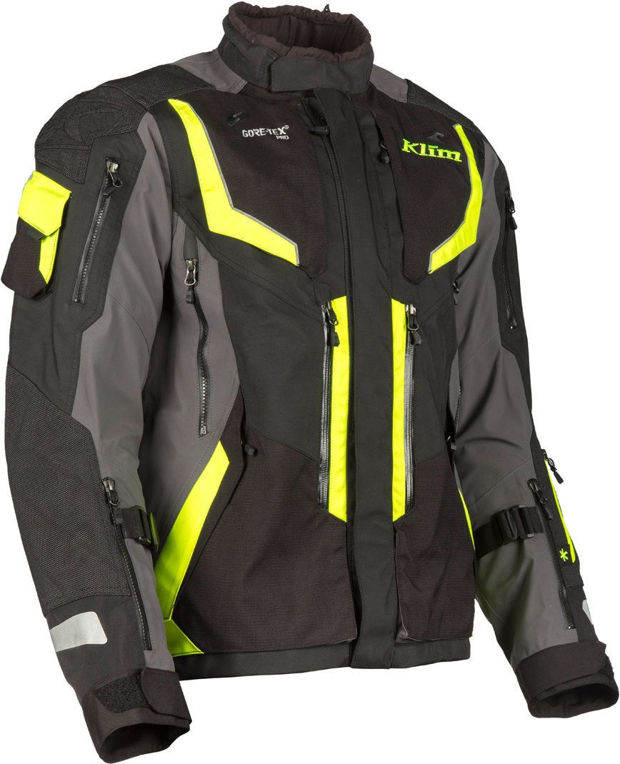 Klim Badlands Pro Motorcycle Textile Jacket neon yellow XL Figure 3