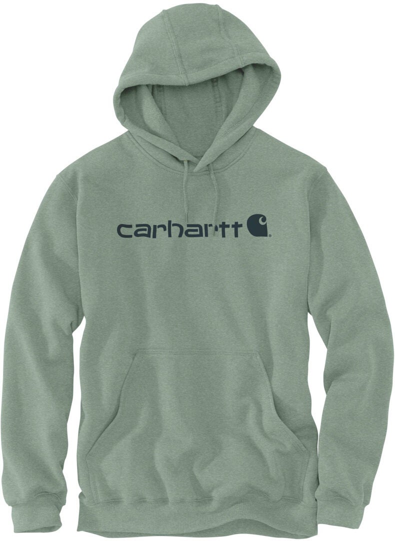 Carhartt Signature Logo Midweight Capuche Vert clair L Figure 1