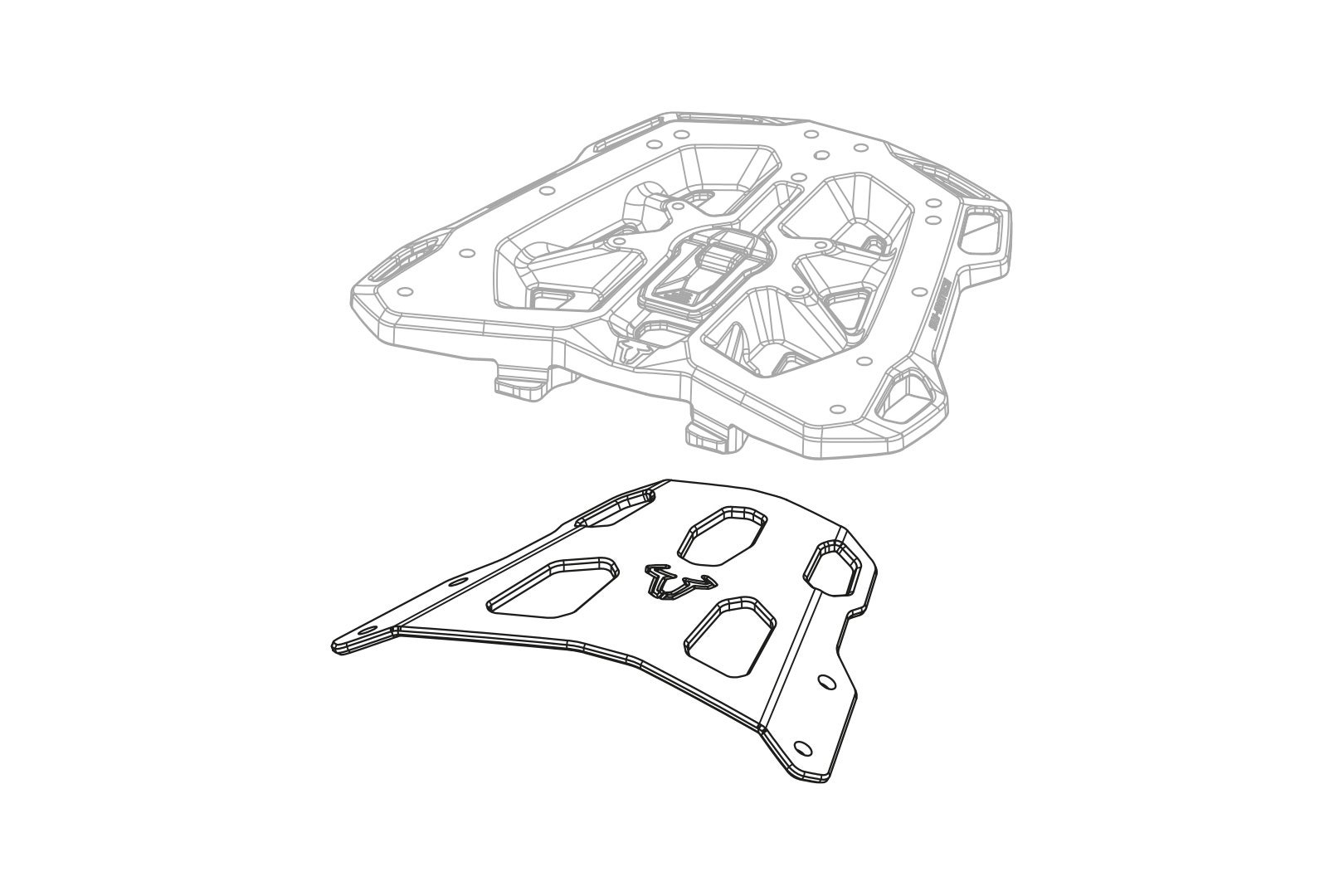 SW-Motech STREET-RACK Gepäckträger - Schwarz. Yamaha MT-10 / SP (21-). Abbildung 5