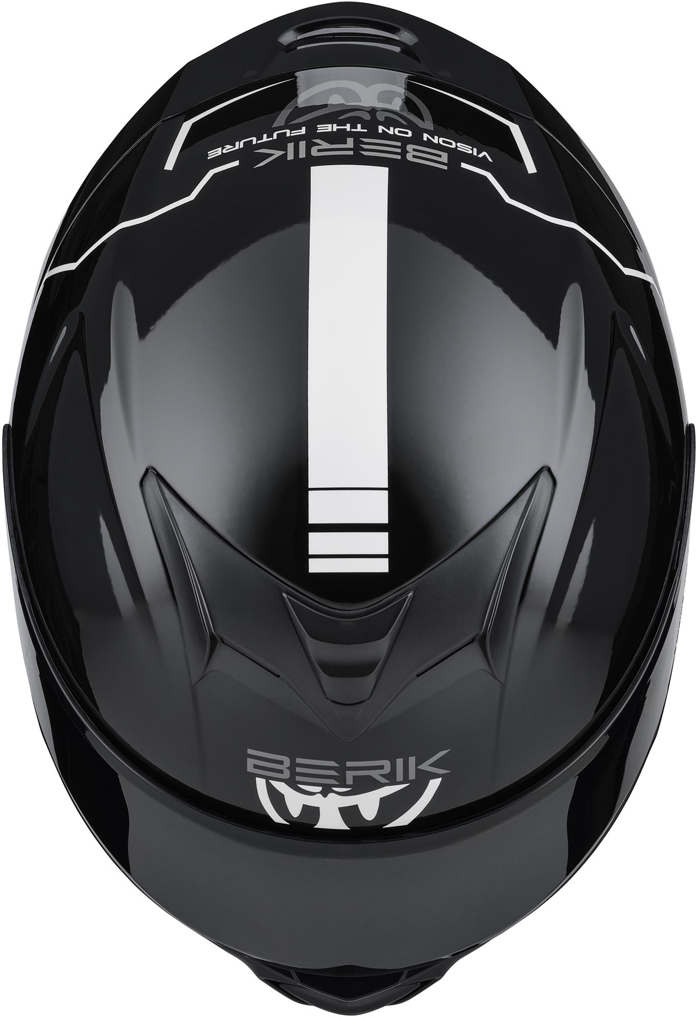 Berik FF867 Taruna Casco Blanco/negro/gris L Figura 5