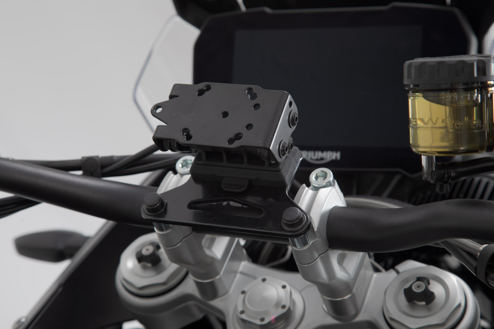 Suport GPS SW-Motech pentru ghidon - Negru. Modele Honda / Suzuki / Triumph. Figura 1