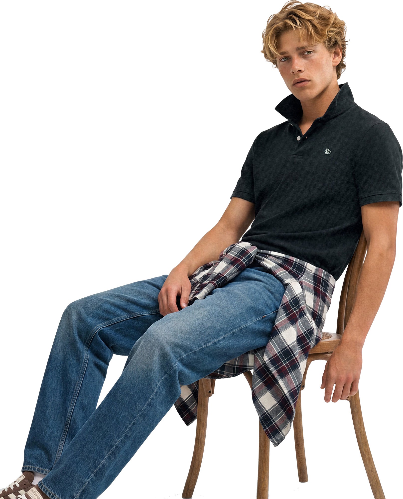 Superdry & Co Vintage Destroy Poloskjorte marineblå XL Figur 6