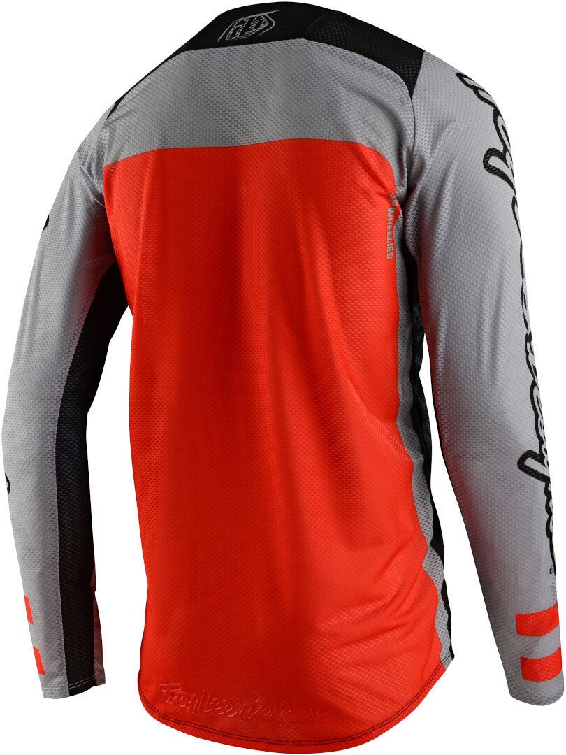 Troy Lee Designs SE Pro Air Lanes Motocross trøje sort/grå/orange S Figur 2