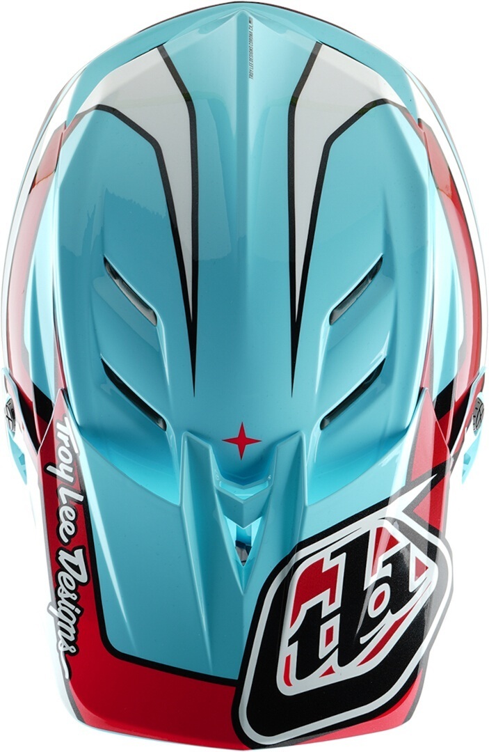 Troy Lee Designs D4 Mips Linear Polyacrylite Downhill Helm multi-coloured XL (60/61) Figure 3