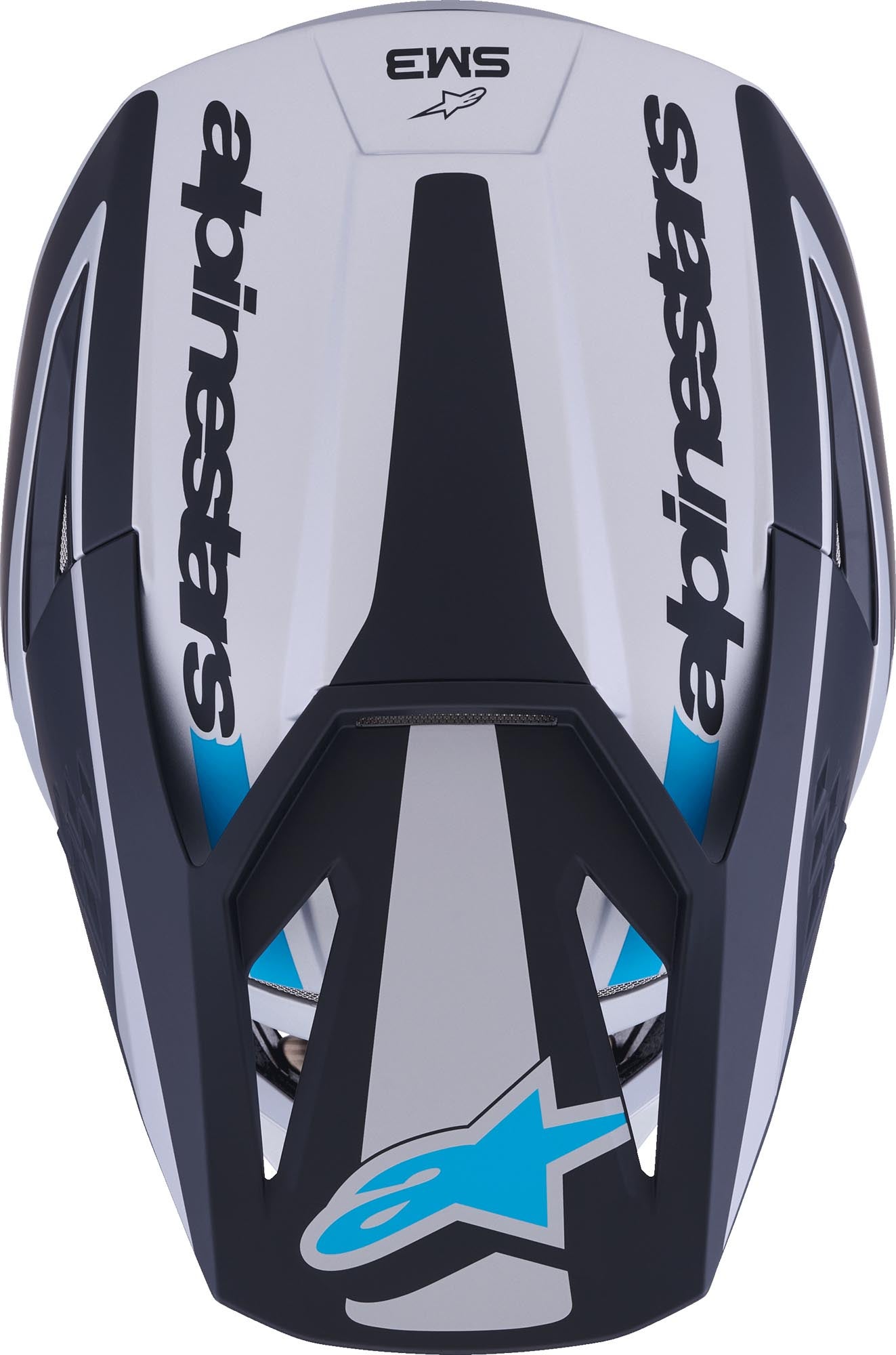Alpinestars S-M3 Heat Casco da motocross nero/argento opaco S (55/56) Figura 3