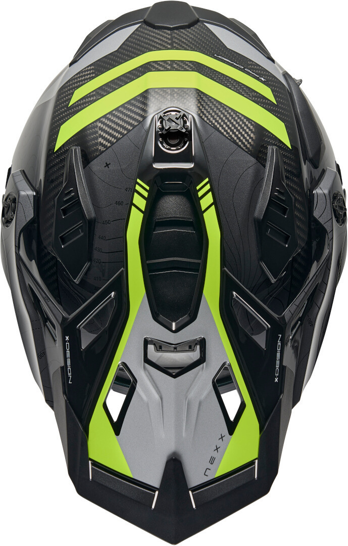 Nexx X.WED 3 Furka Carbon Cască de motocross Gri/galben neon XS (53/54) Figura 2