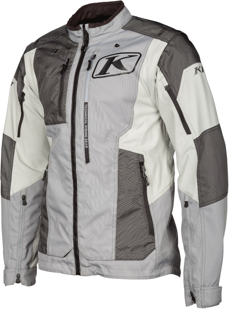Klim Dakar Motorrad Textiljacke dunkelgrau/hellgrau M Abbildung 1