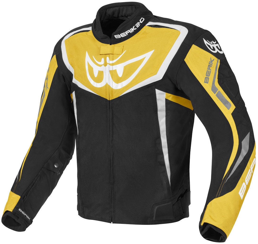 Berik Bad Eye Waterproof Motorcycle Textile Jacket black/yellow 52 Figure 1