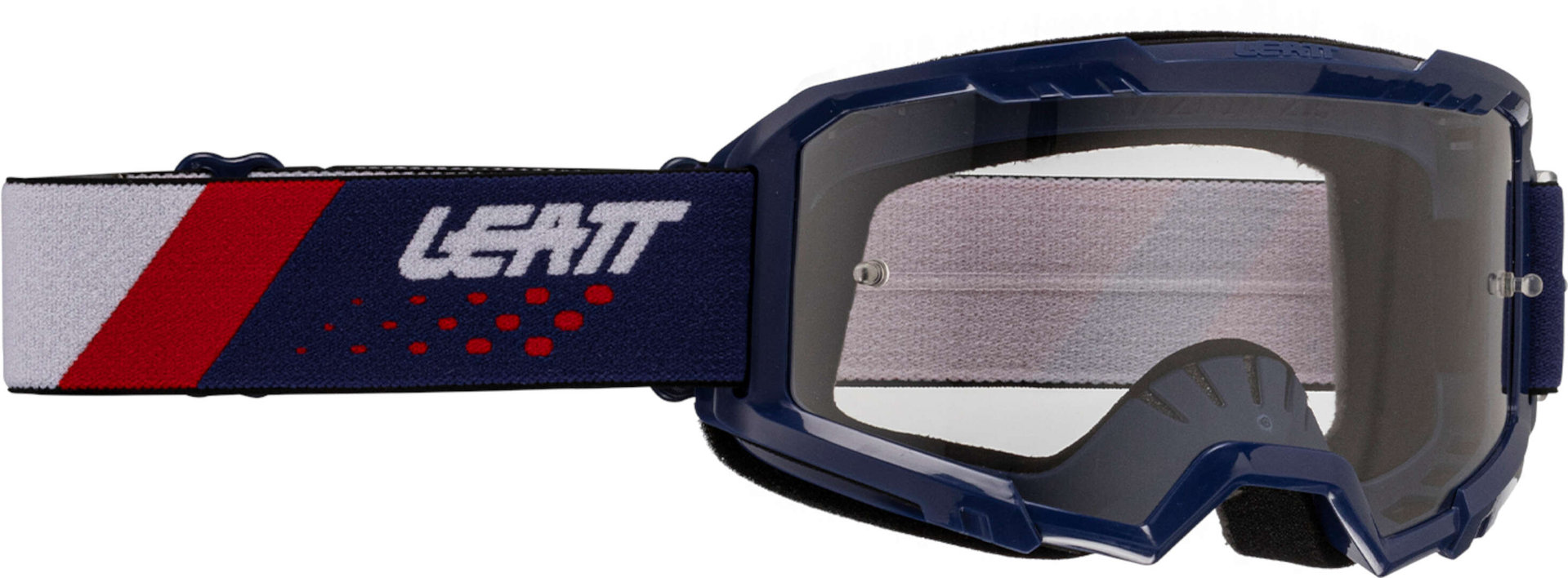 Leatt Vizion 2.5 Dots Ochelari de motocross Albastru/Alb/Roșu Figura 1