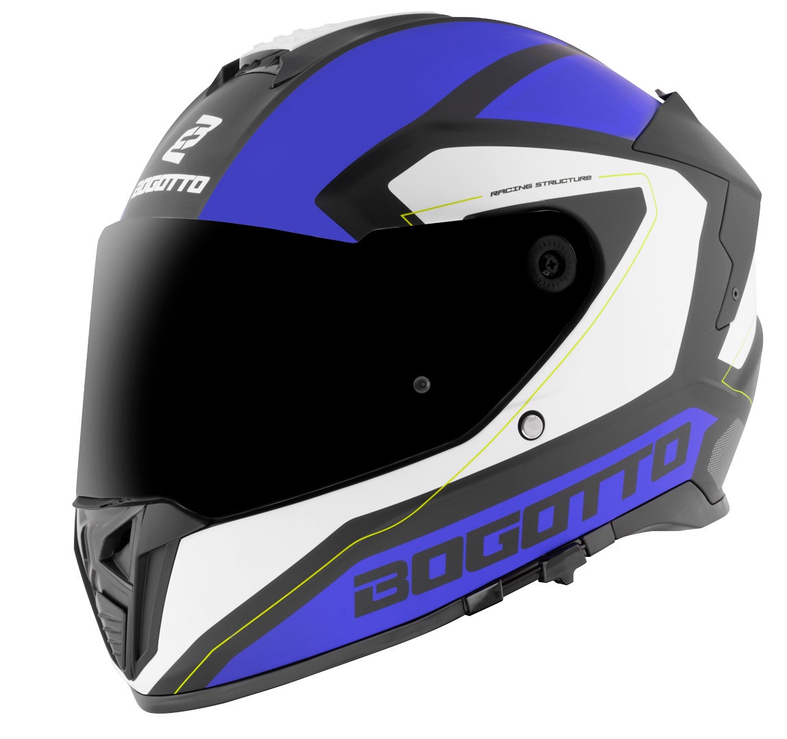 Bogotto FF122 BGT Casco blu/bianco L Figura 1