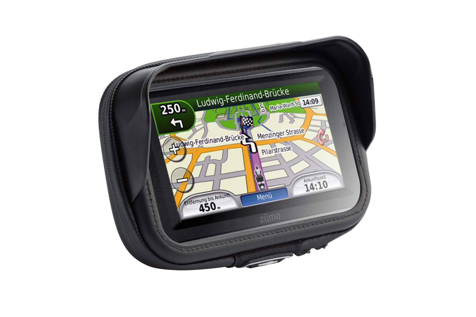Kit universal de montare GPS SW-Motech cu husă navi Pro M - Include bilă de 1", braț de socl, suport navi, husă navi. Figura 5