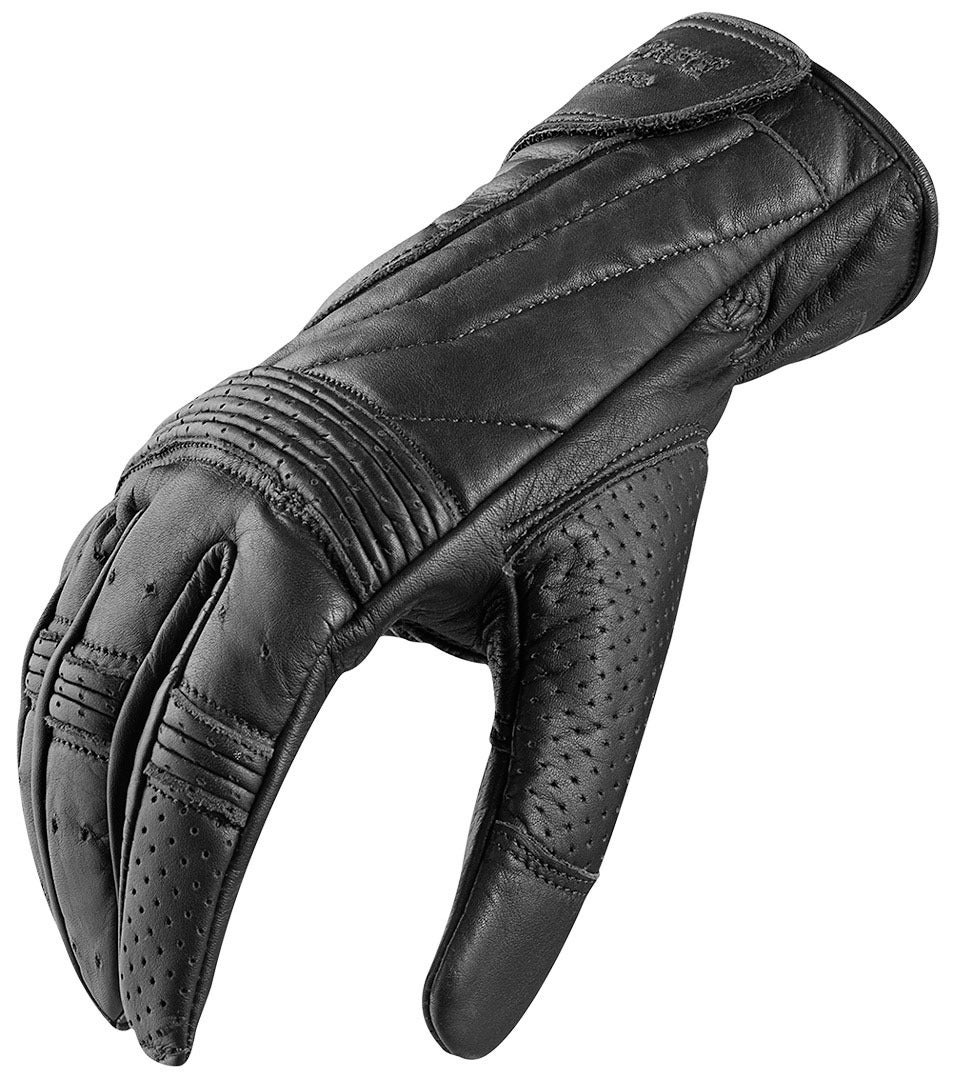 Black-Cafe London Vintage Motorcykel handsker Sort L Figur 3
