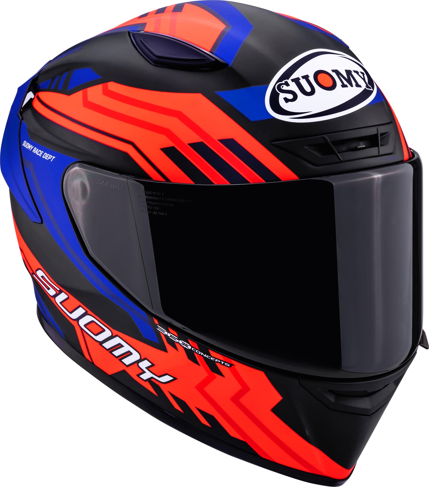 Suomy Track-1 Framework Helm schwarz/rot/blau XXL (63) Abbildung 7