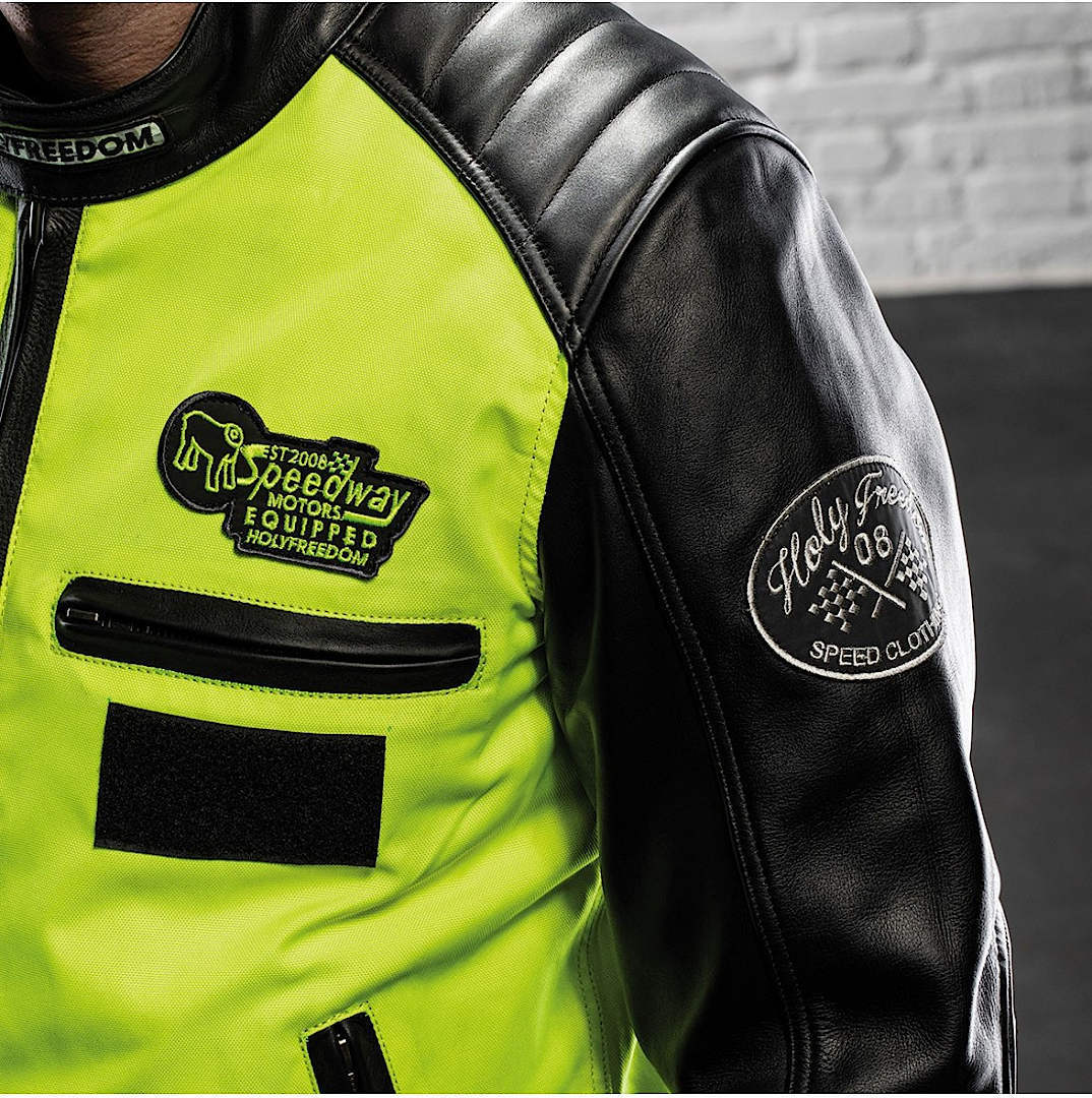 HolyFreedom Zero Vision Motorcycle Leather Jacket L Figure 11