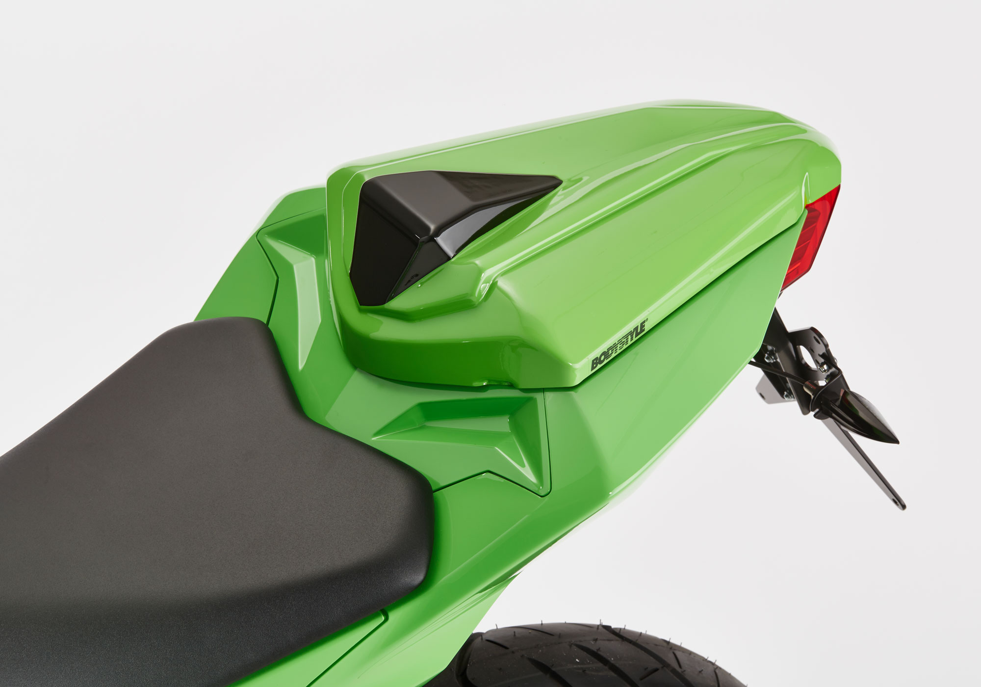 Husă de șa BODYSTYLE ABS plastic verde Figura 1