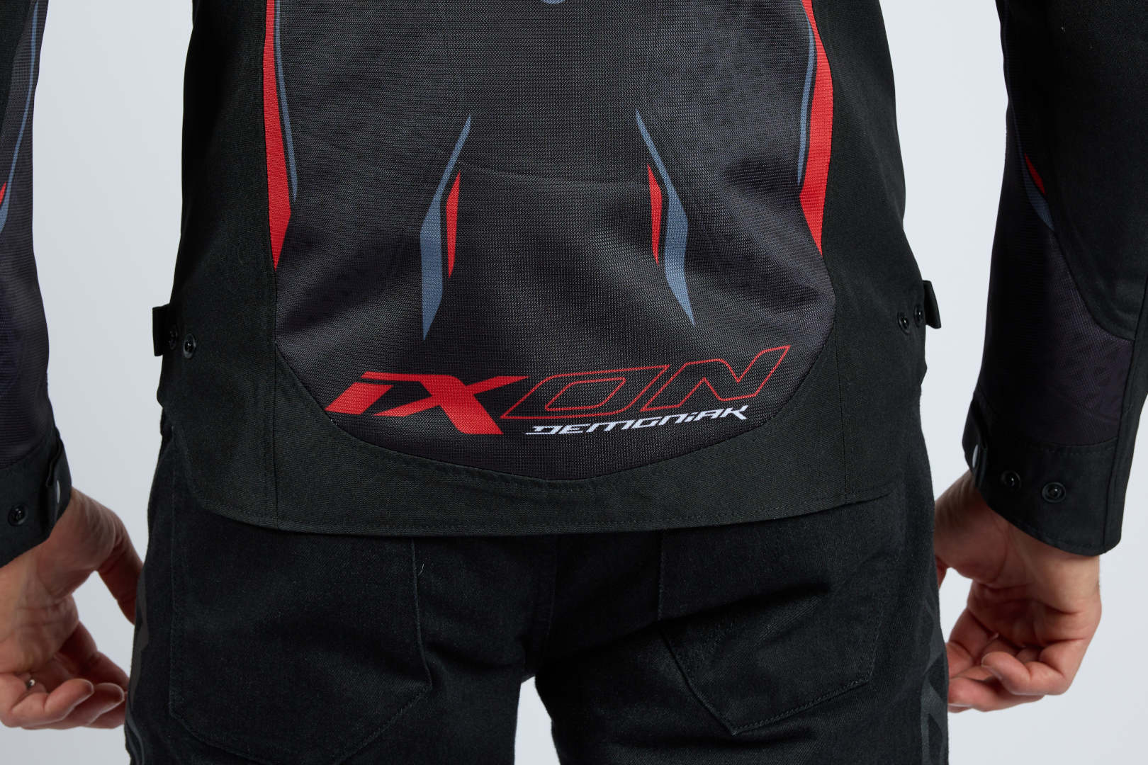 Ixon Demoniak Motorcycle Textile Jacket black/red L Figure 2
