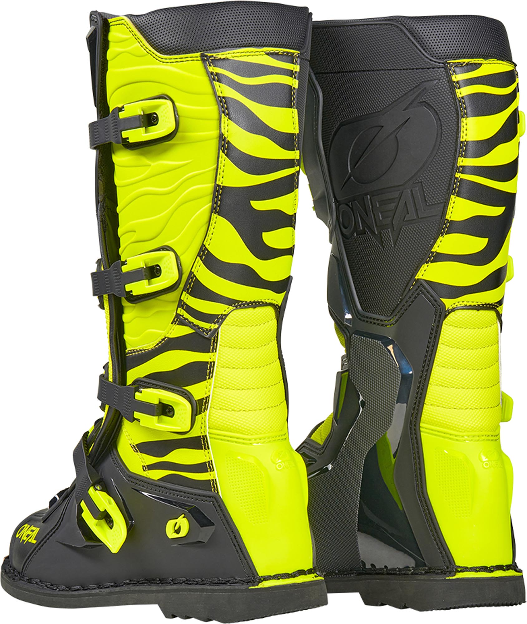 Oneal 3SRS EC Zebra Bottes de motocross noir/jaune 42 Figure 3