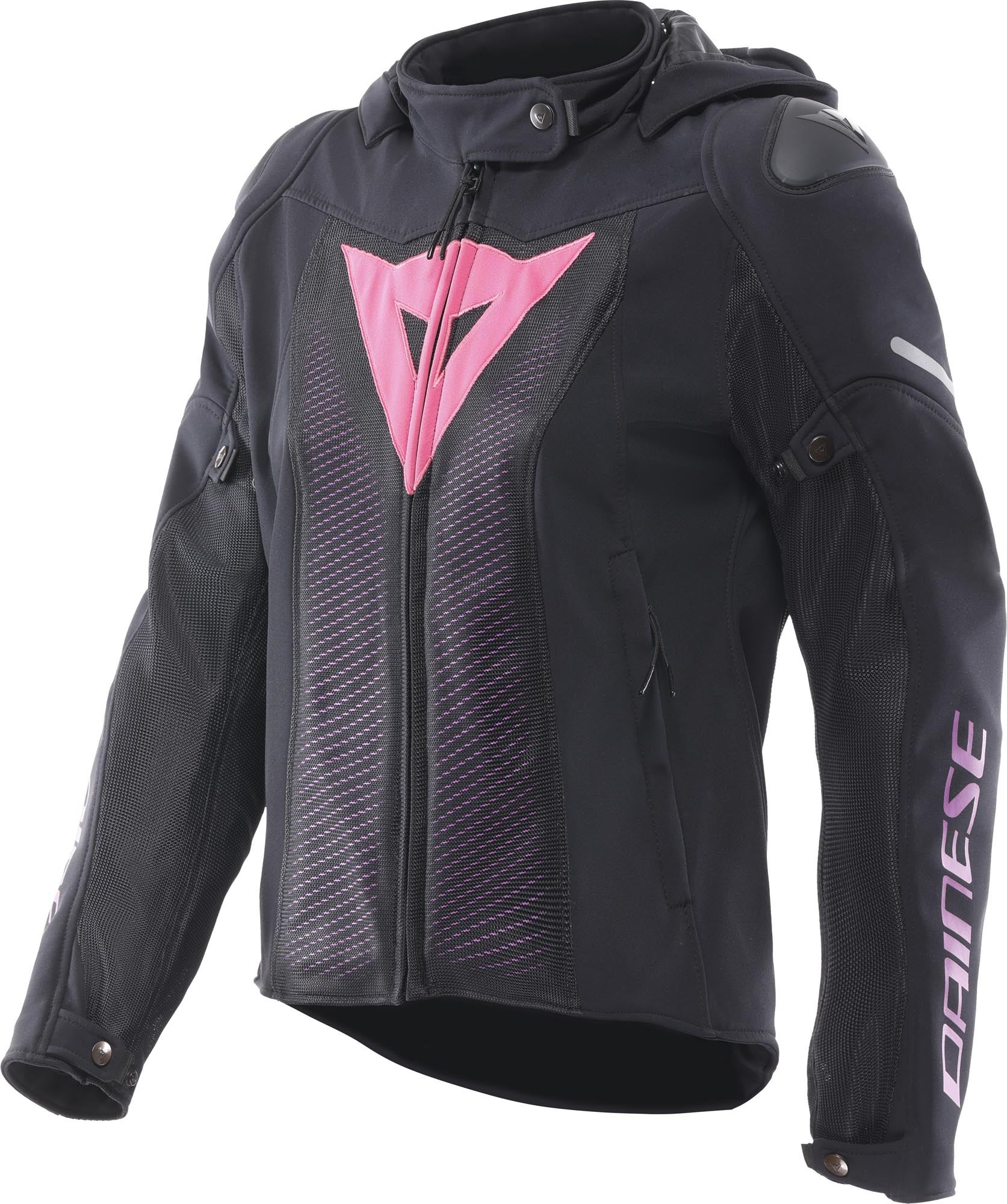 Dainese Super Sprint Air Ladies Motorcycle Textile Jacket black/pink 40 Figure 1