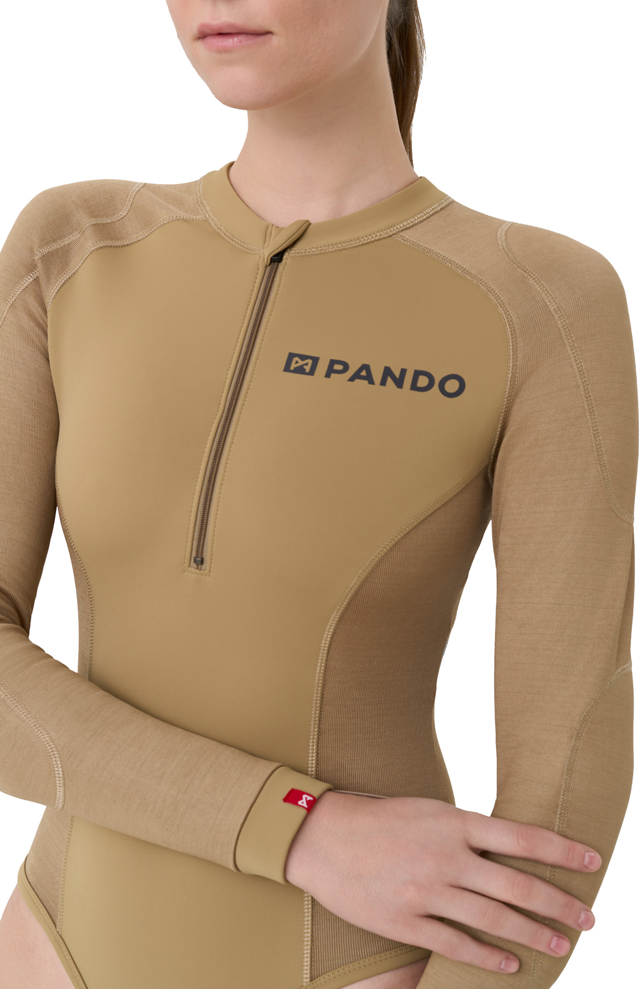 Pando Moto Shell WW AA Baselayer Damer langærmet beskyttelsesskjorte beige M Figur 5