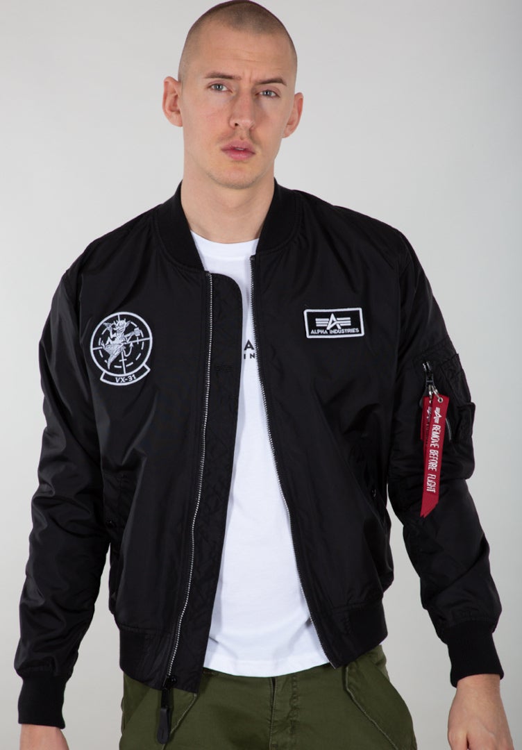Alpha Industries MA-1 TT Glow In The Dark Bunda černá M Obrázek 1