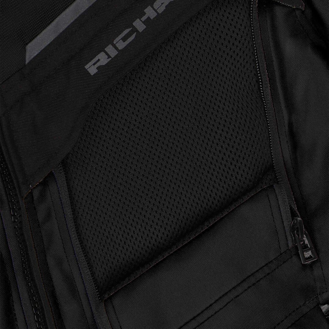 Richa Infinity 2 Adventure imperméable à l’eau dames moto textile veste noir 4XL Figure 4