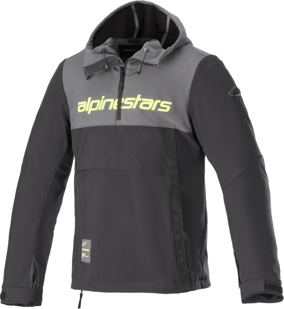 Alpinestars Sherpa Motorcycle Textile Jacket black/grey/yellow XL Figure 1