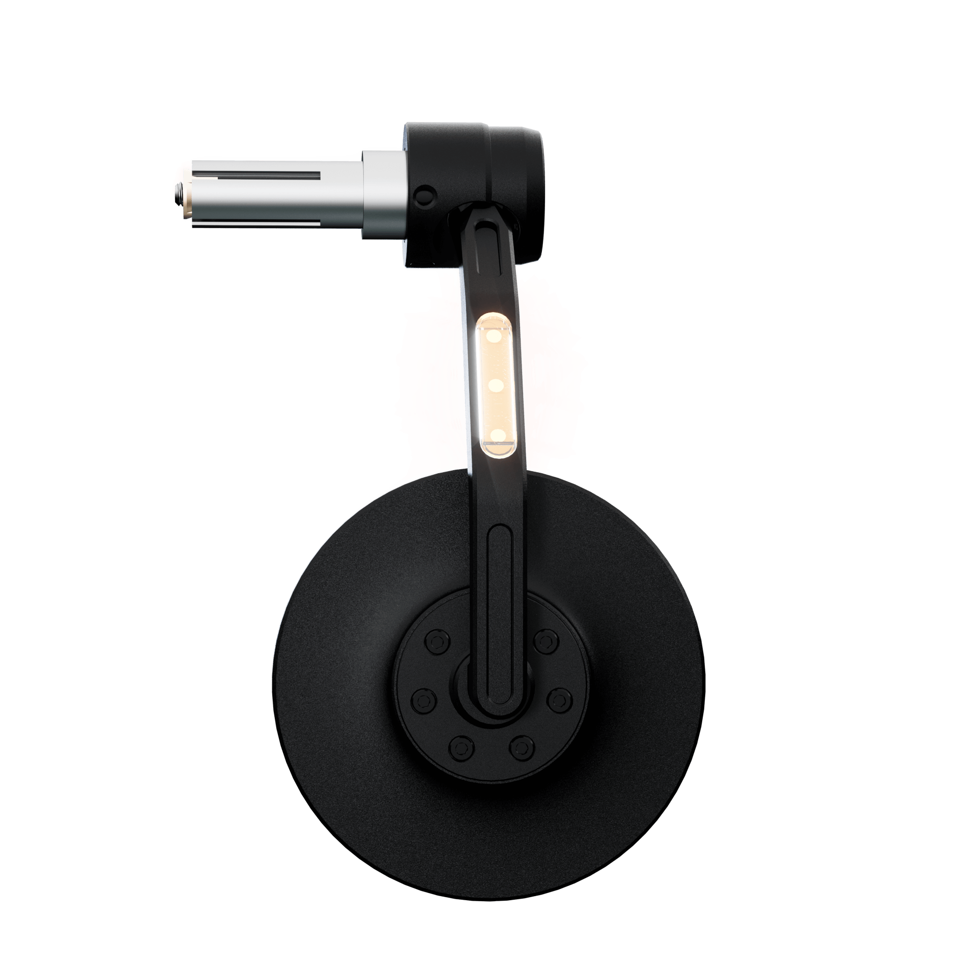 HIGHSIDER CONERO EVO BLACK EDITION Lenkerendenspiegel mit LED Blinker Figura 2
