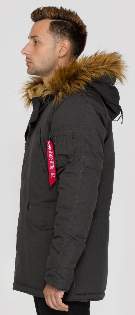 Alpha Industries Explorer Bunda tmavě šedá M Obrázek 4