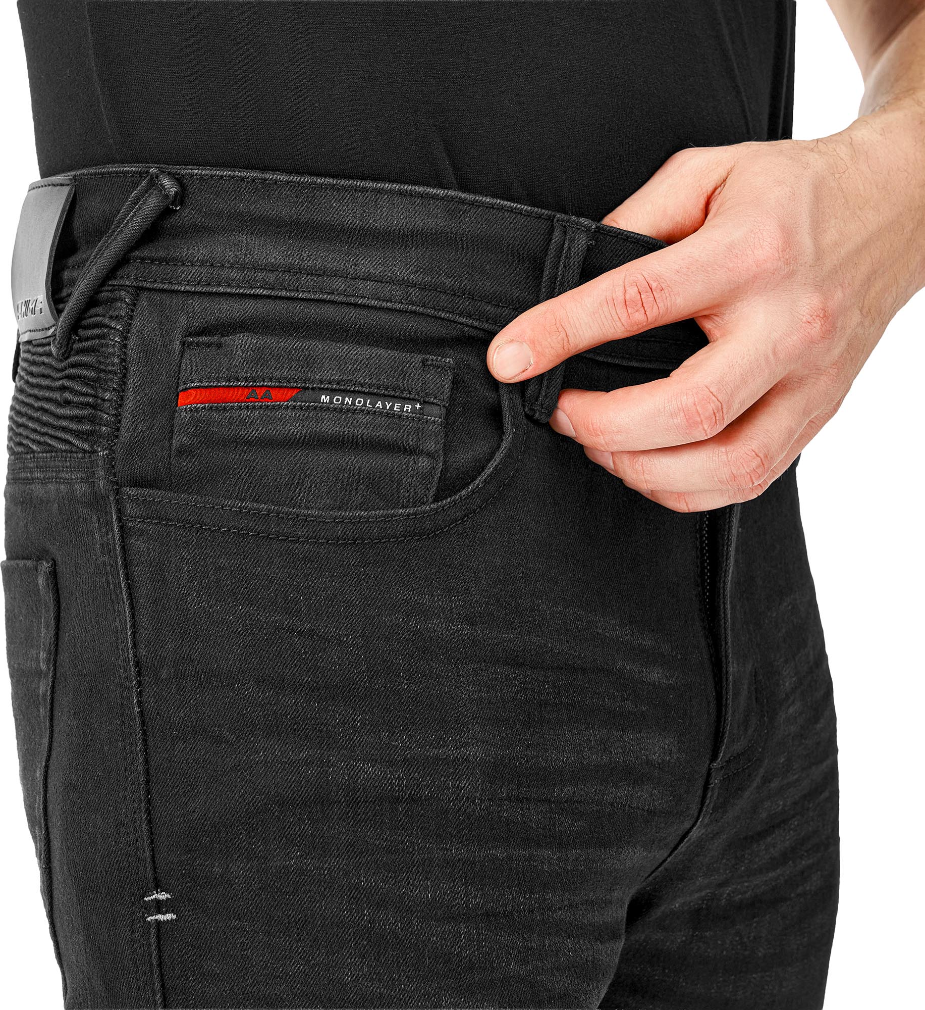 Side view of SHIMA Zenith Motorrad Jeans