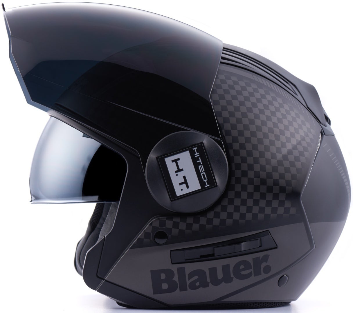 Blauer Real HT Graphic B Jet Helmet black matt/titanium L (58/60) Figure 2