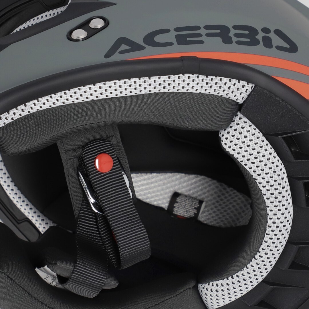 Acerbis Linear Solid Casque de motocross Gris mat S (55/56) Figure 2