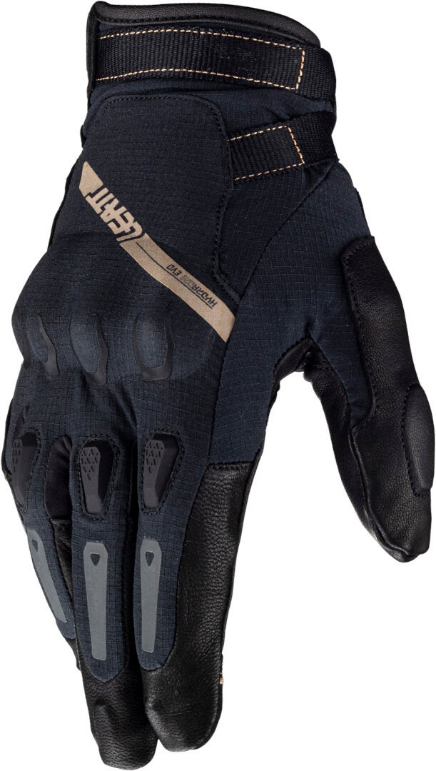 Side view of Leatt ADV HydraDri 7.5 Stealth Short waterproof Motorcycle Gloves