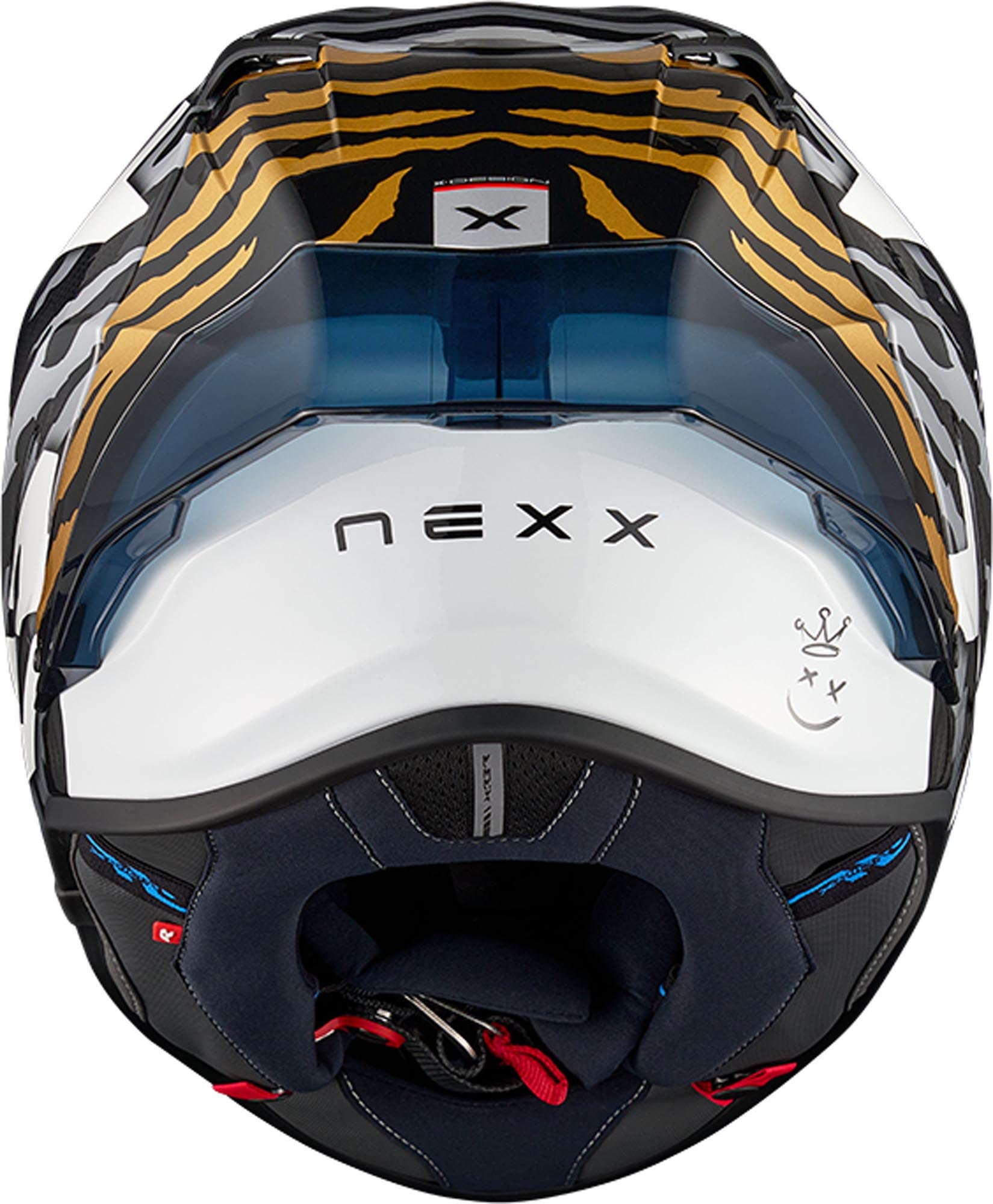 Nexx X.R3R Ziger Carbon Přilba černobílá/šedá XXS (51/52) Obrázek 4