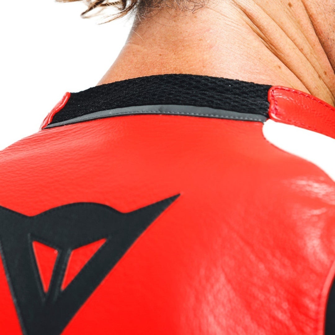 Dainese Sportiva Motorcycle Leather Jacket black/red/white 56 Figure 5