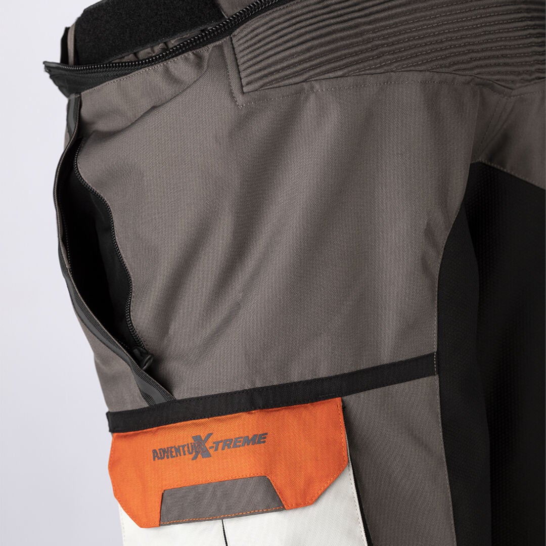 RST Pro Series Adventure-Xtreme Motorcycle Textile Pants grey/orange M Figure 4