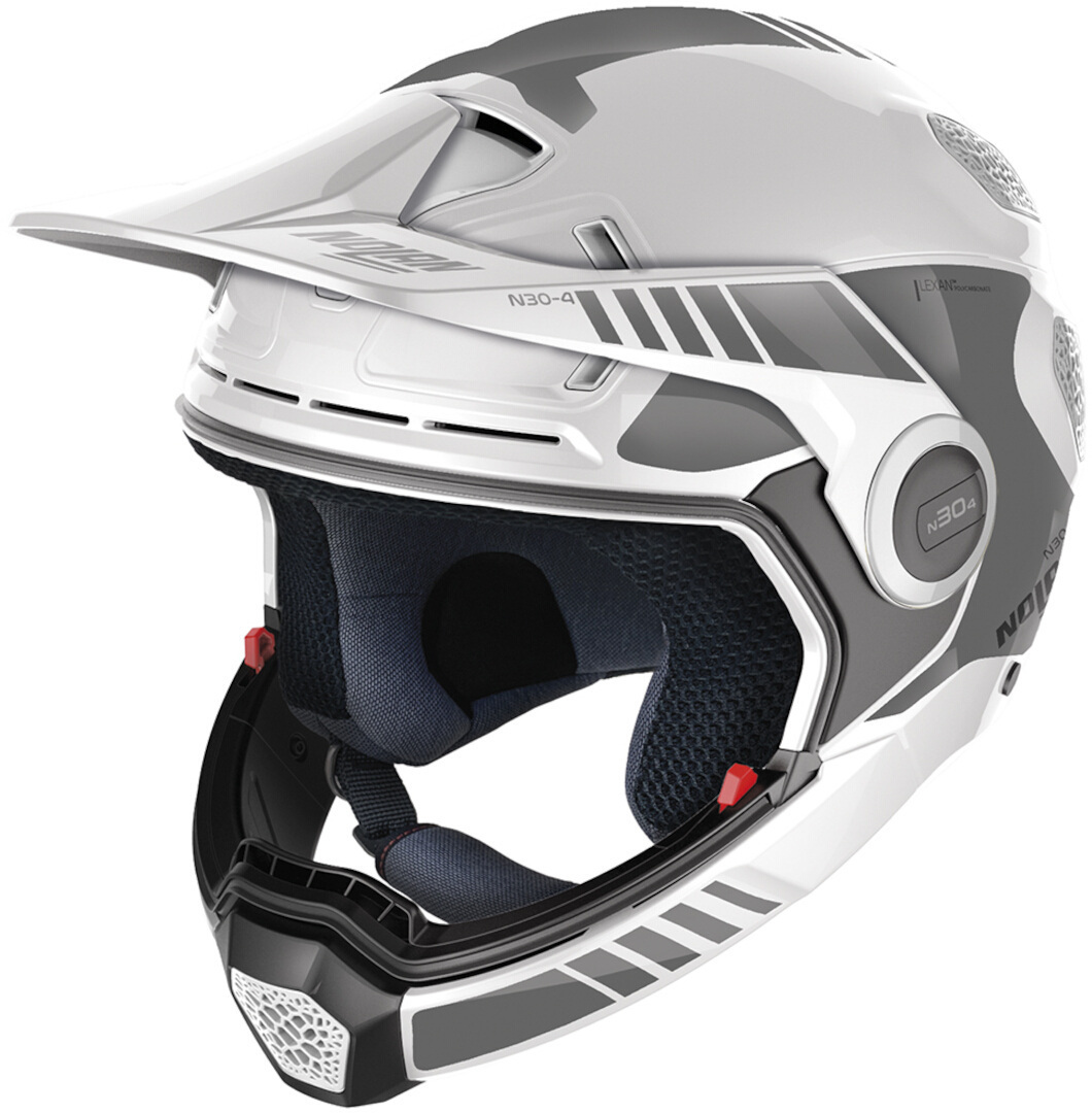 Nolan N30-4 XP Uncharted Helm wit/grijs Verlies (59/60) Figuur 1
