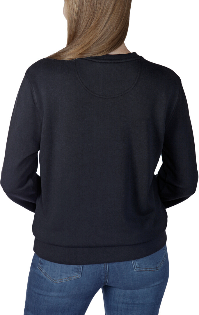 Carhartt Relaxed Fit Midweight French Terry Crewneck Hanorac pentru femei negru L Figura 3