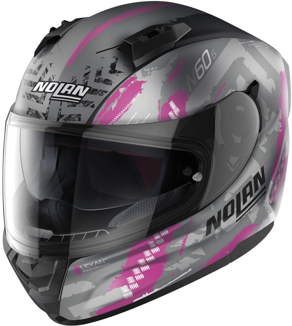 Nolan N60-6 Wheelspin Helm grau matt/rosa M (58) Abbildung 1